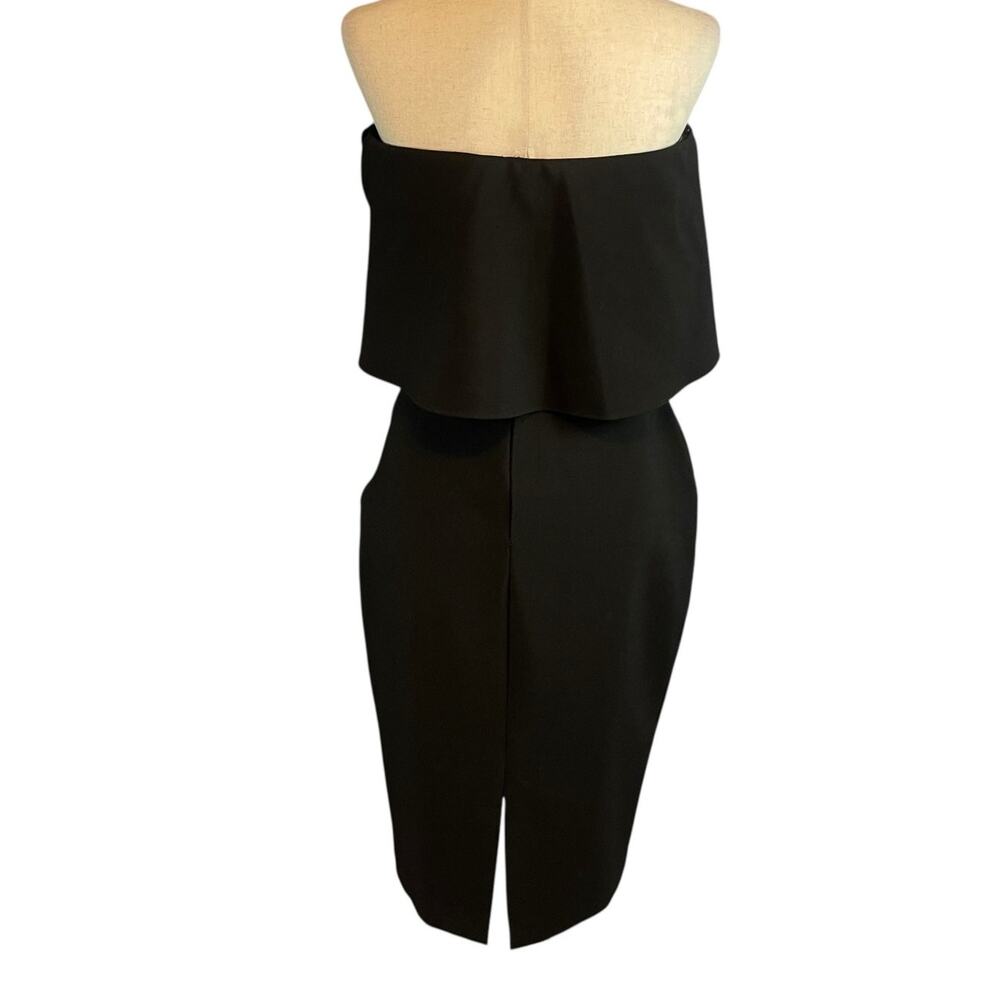 Likely Driggs Black Strapless Sheath Special Occasion Cocktail Party Dress Sz 10 - Picture 10 of 10